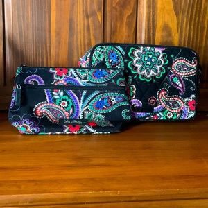 Vera Bradley Matching Organiners/Makeup Bags